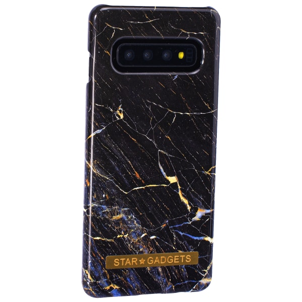 Samsung Galaxy S10 - Kotelosuoja Marmori Svart