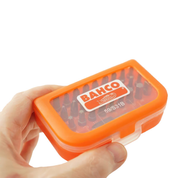 Bahco 59/S31-3 Bit-sæt indeholder PH/PZ/TX 31 dele