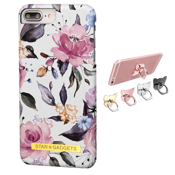 iPhone 7 Plus / 8 Plus - Cover Protection Flowers