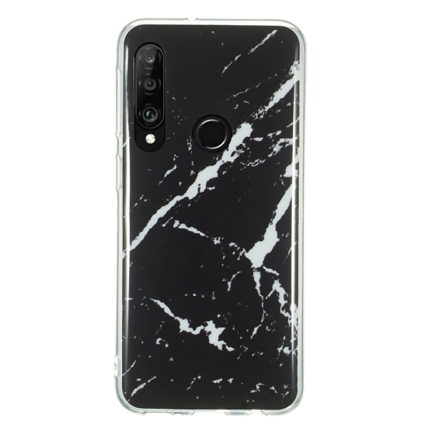 Huawei P30 Lite - Cover / Beskyttelse / Marmor Svart