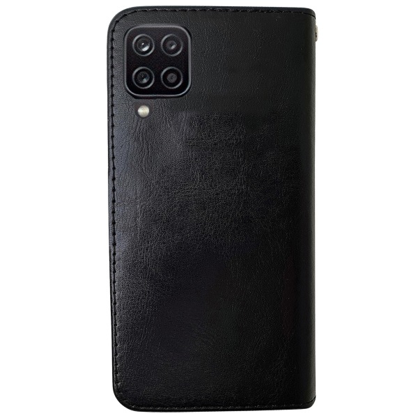 Samsung Galaxy A12 / A12 5G - PU-nahkainen case Brun