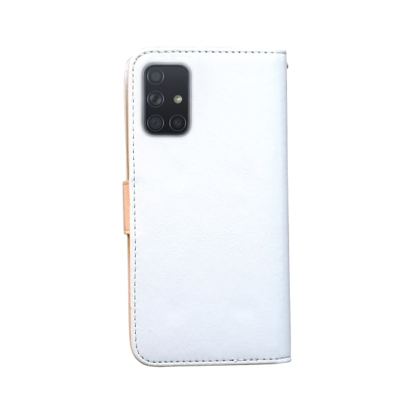 Samsung Galaxy A71 - PU Læder Pung Etui Vit