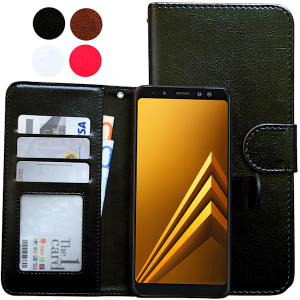 Samsung Galaxy A8 2018 - PU nahkainen lompakkokotelo