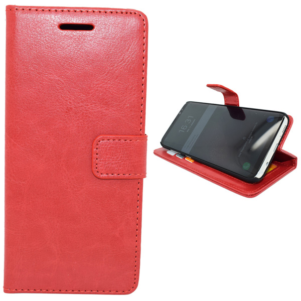 Stilren Plånbok i Läder för Samsung S8 Rosa