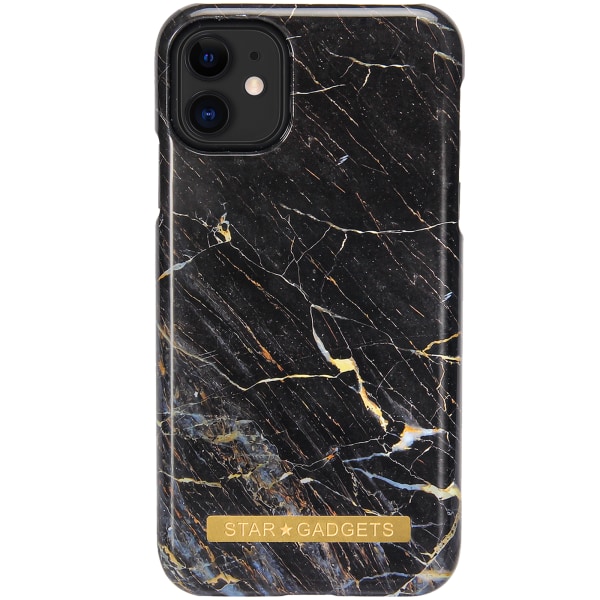 Beskyt din iPhone 12 med et marmoretui! Svart