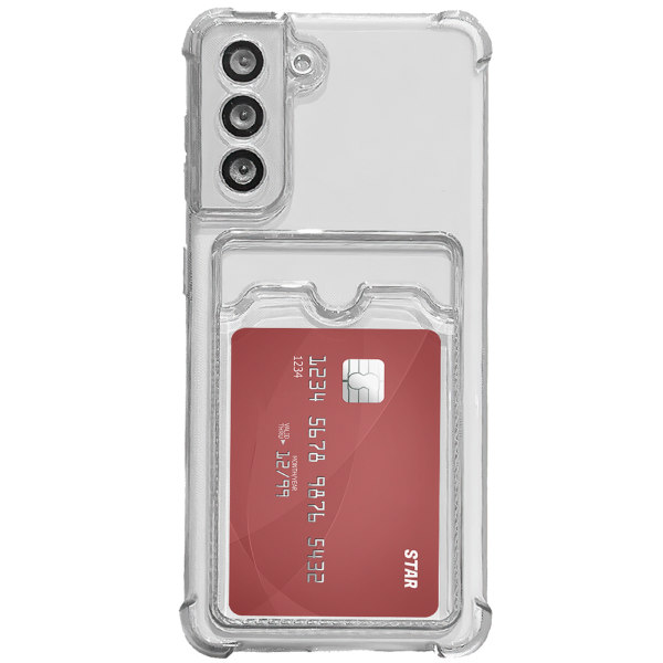 Samsung Galaxy S21 - Skal / Skydd / Kortfack Transparent
