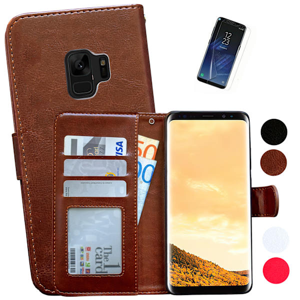 Suojaa Galaxy S9 - Nahkakotelot Svart