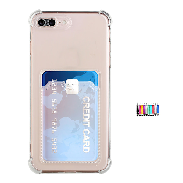 iPhone 7 Plus / 8 Plus - Kortbeskyttelses Transparent