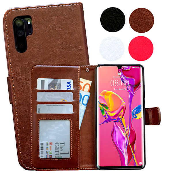 Huawei P30 Pro - PU nahkainen lompakkokotelo