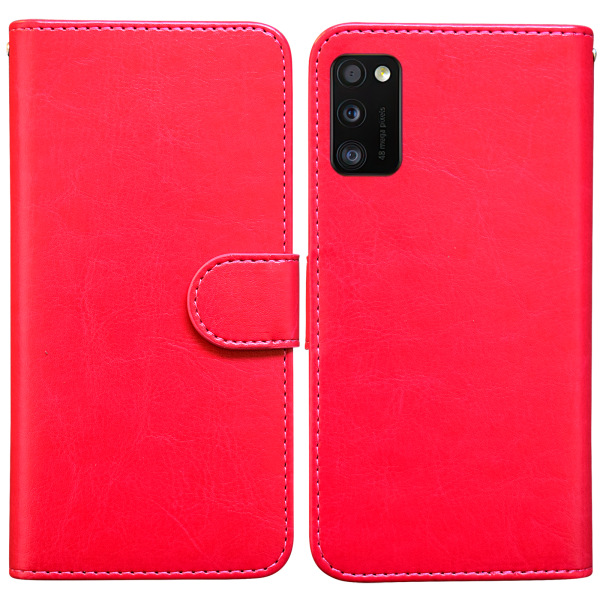 Samsung Galaxy A41 - PU-nahkainen case Brun