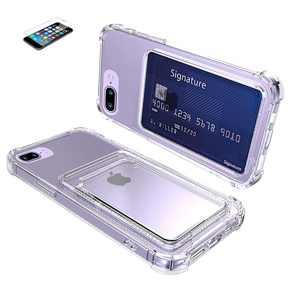 iPhone 7 Plus / 8 Plus - Kortbeskyttelses Transparent