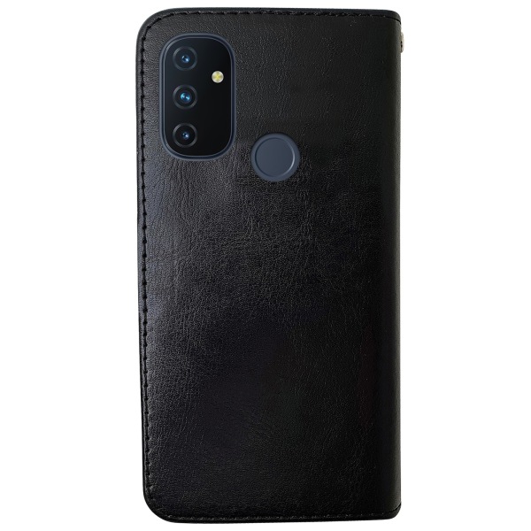 OnePlus Nord N100 - PU Nahkainen Lompakkokotelo Vit