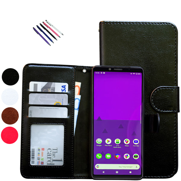 Sony Xperia 10 II - PU Læder Pung Etui Rosa