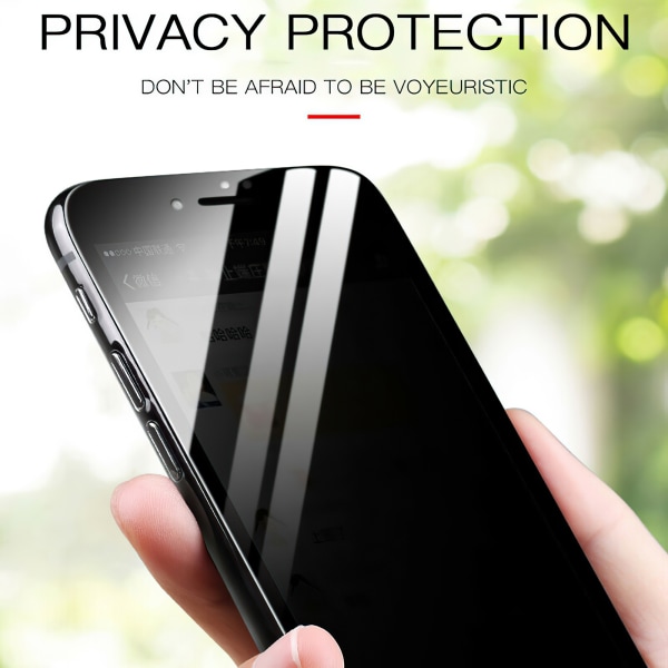 iPhone 7 Plus / 8 Plus - Privacy Tempered Glass Näytönsuoja