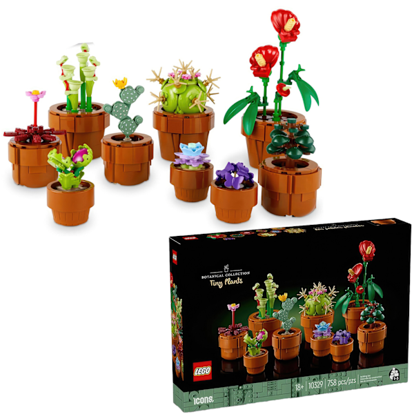 Bygg Ditt Eget Botaniska Utrymme - LEGO Icons Tiny Plants 10329