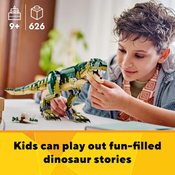 Spännande LEGO 31151 Creator T-Rex Byggsats - 3 Dinosaurie Modeller för Lek!