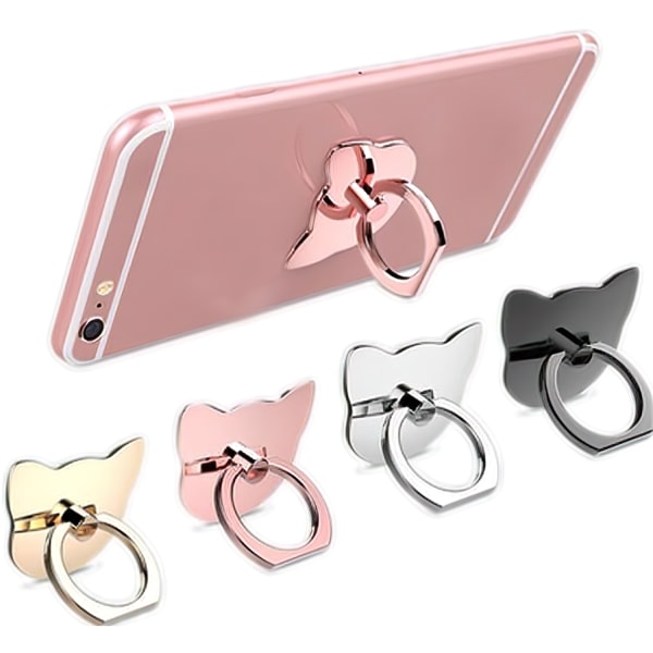 iPhone 12 Pro - Case suoja + rengas Rosa