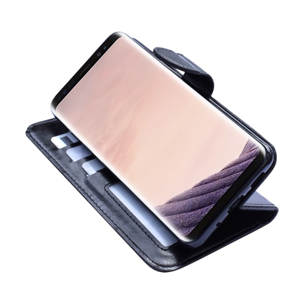 Samsung Galaxy S9 - PU Læderpung Etui Svart