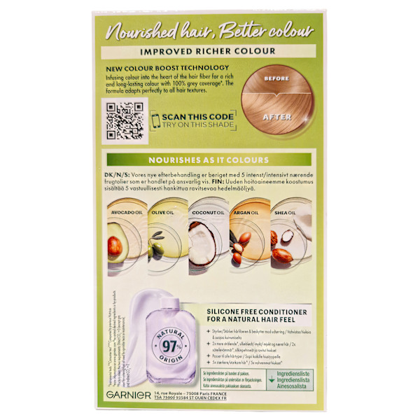 Garnier Nutrisse Ultra Crème Vaalea Vaalea 8.0 Hiusten Väri