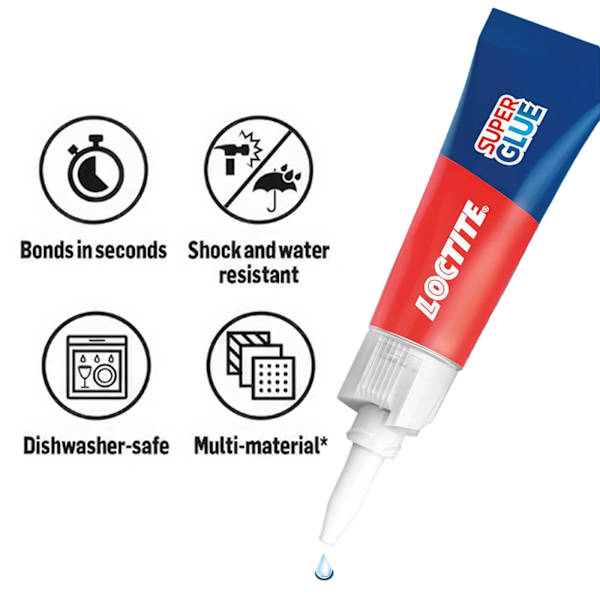 Loctite Super Glue Ultra Clear 5g Stærk Lim til Præcision