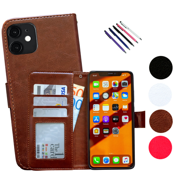 iPhone 11 - PU Leather Wallet Case