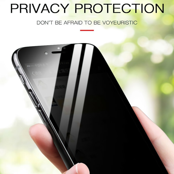 iPhone 6 / 6S - Privacy hærdet glas skærmbeskytter Protecti
