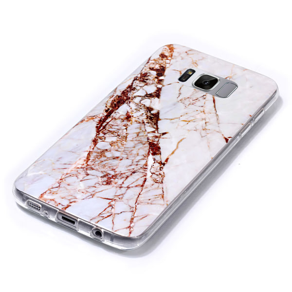 Samsung Galaxy S8 - Cover / Beskyttelse / Marmor Svart