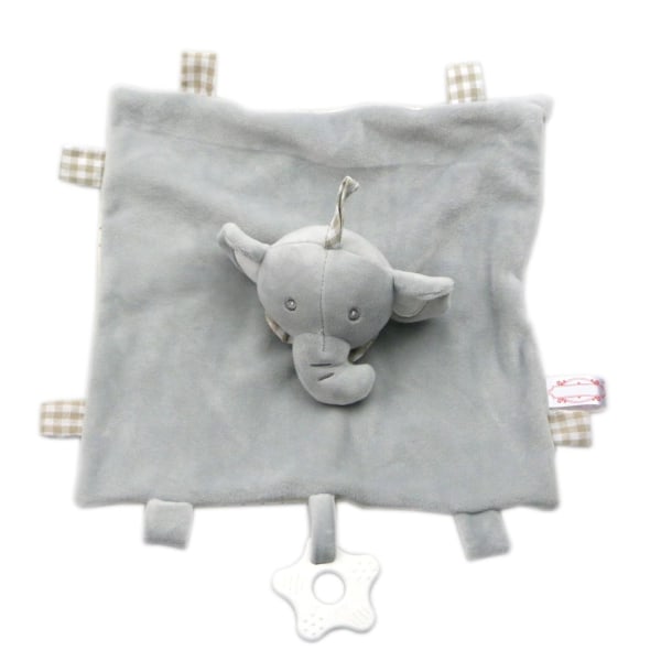 Baby fylld elefant mjuk handduk plysch leksak snuttefilt Ljusgrå 1609 |  Ljusgrå | 95 | Fyndiq