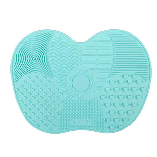Silikoninen meikkiharjan puhdistusmatot Sea Green one size