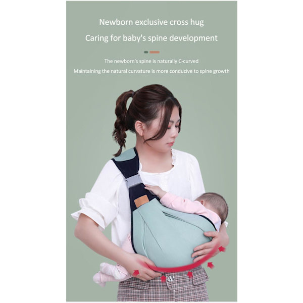 Kantoreppu Monitoiminen Ring  Sling Pink one size