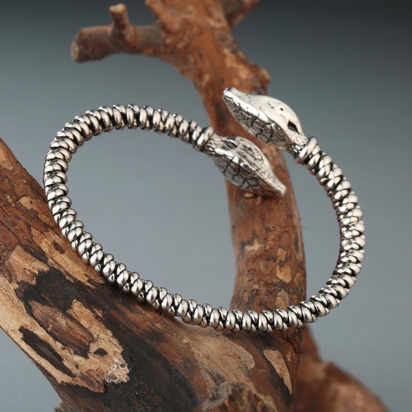 Snaketail boheme smykker vikings armbånd Silver one size