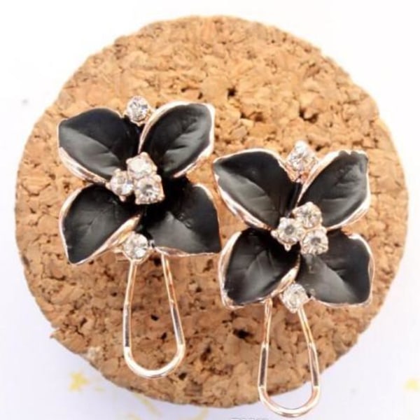 Earring tops studs Korean style flower White M