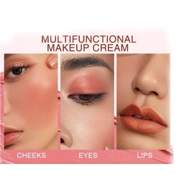 Multifunctional Makeup Palette 3 In 1 Lipstick,Blush & Eyeshadow No 2 Wink one size