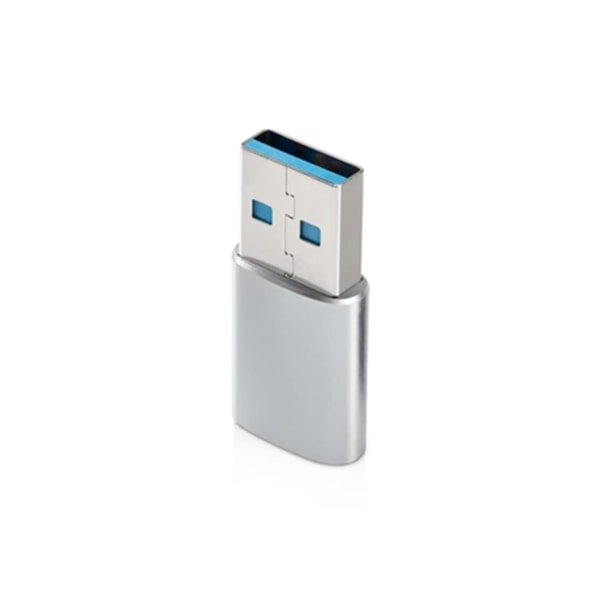 USB-sovitin - USB-tyyppi A (uros) - USB-C (naaras) - USB 3.1 Silver