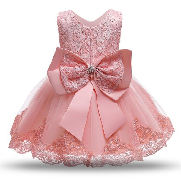 Princess party dresses with Bow and Headband 90 cm one size