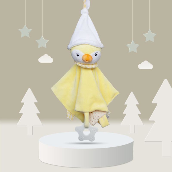 Baby fylld tweety mjuk handduk plysch leksak snuttefilt Yellow one size