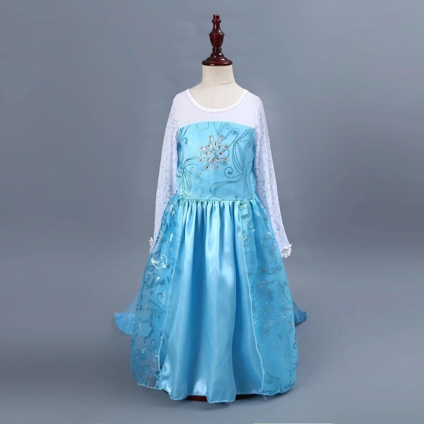 Elsa prinsessa mekko +8 lisävarustetta 150 cm one size