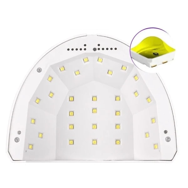48W UV / LED professionel lampe med timerfunktion 48 watt one size