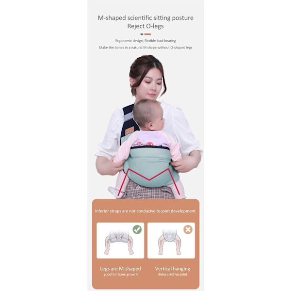 Kantoreppu Monitoiminen Ring  Sling White Pink one size