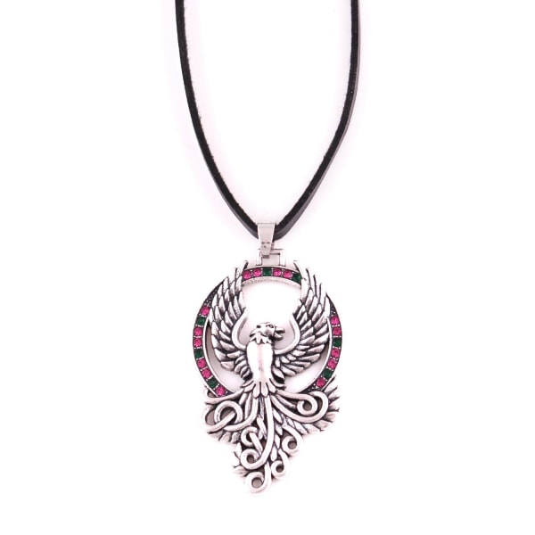 Phoenix viking amulett hänge halsband läder kedja Silver 9f60 | Silver | 13  | Fyndiq