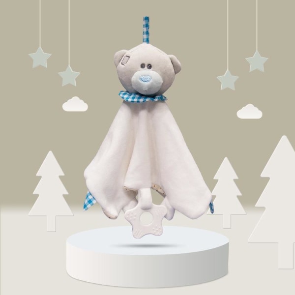 Baby fyldt MeToYou bamse blødt håndklæde plys legetøj White one size