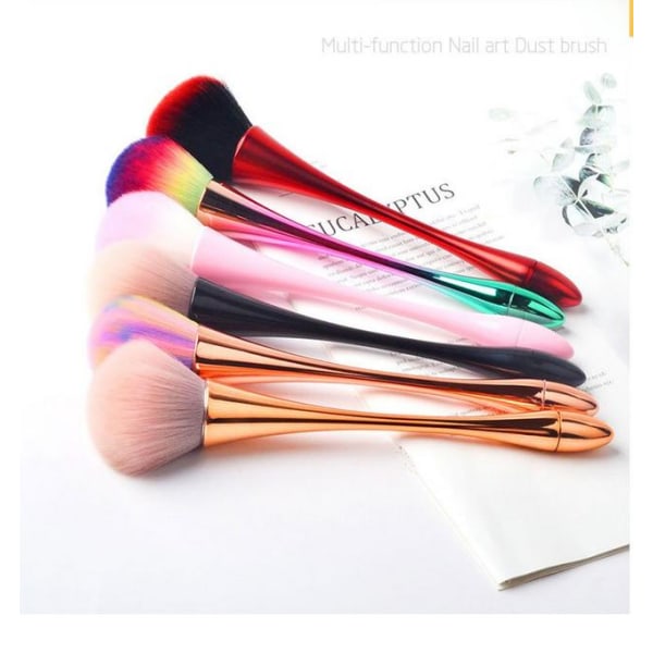 Nail Art Brush manikyyri- ja kauneusharjalle, poskipunapuuteri Rose gold Multi one size