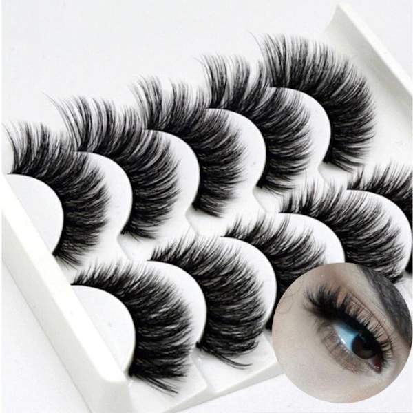 Irtoripset 5 para - 3D faux mink (G-52) G52 one size