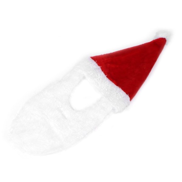 Tomte Skägg Kostym Cosplay Simulation Vit Falsk Mustasch för Jul