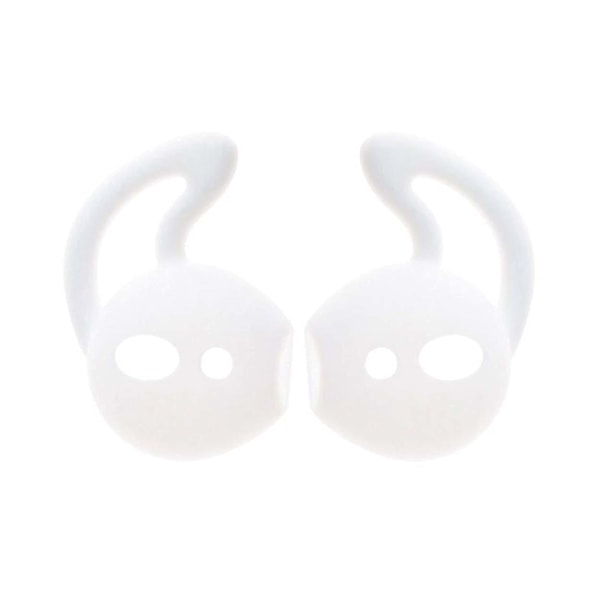 AirPods Silikon Örontoppar med Krok Öronkrokar Earpads vit