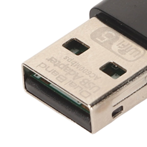 Trådlös nätverksadapter, unik design med mini-storlek och inbyggd antenn, multi-systemkompatibilitet 600 Mbps dual-band IEEE 802.11b g n ac, bred