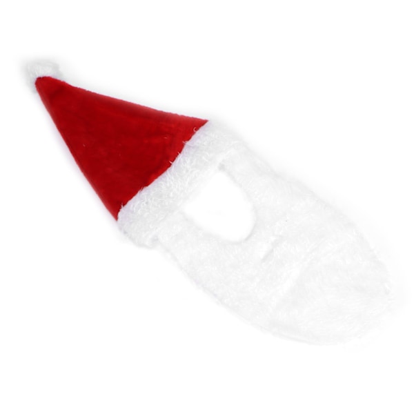Tomte Skägg Kostym Cosplay Simulation Vit Falsk Mustasch för Jul