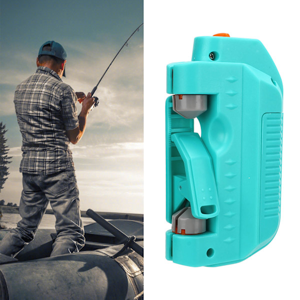 Professionellt verktyg för att knyta fiskekrokar, ergonomisk design för bekväm användning, halkfri design säkerställer grepp även i våta förhållanden, idealisk för båda