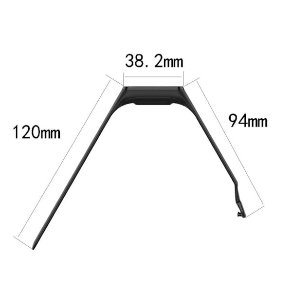 Samsung Gear Fit2 silikon frame - svart Svart
