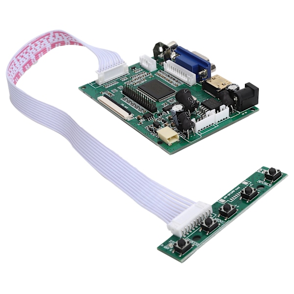 Drivkort för Raspberry Pi LCD 1024x600 Upplösning Datortillbehör 10.1in